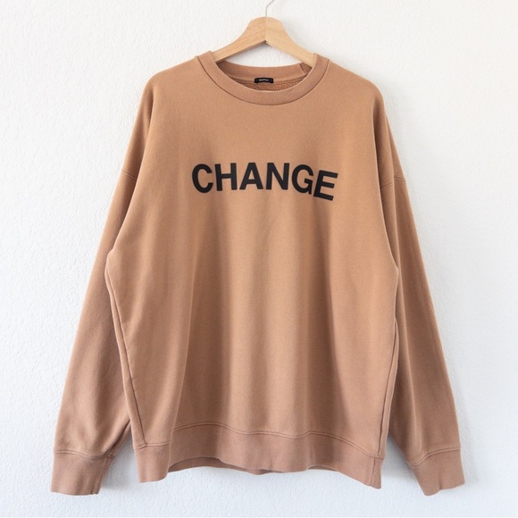 Abercrombie & Fitch CHANGE Graphic Unisex Sweatshirt Size XL - Picture 1 of 6